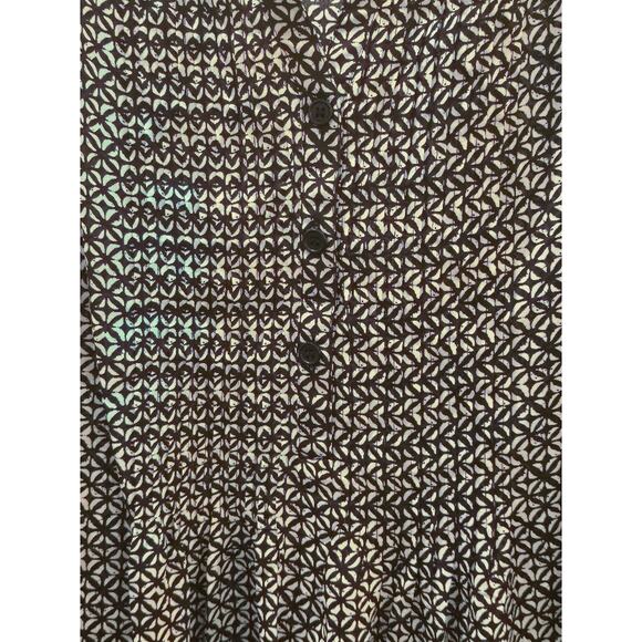 Catherines Black & White Geometric Print Blouse – NWT Size 1X (18/20W) - Picture 2 of 6